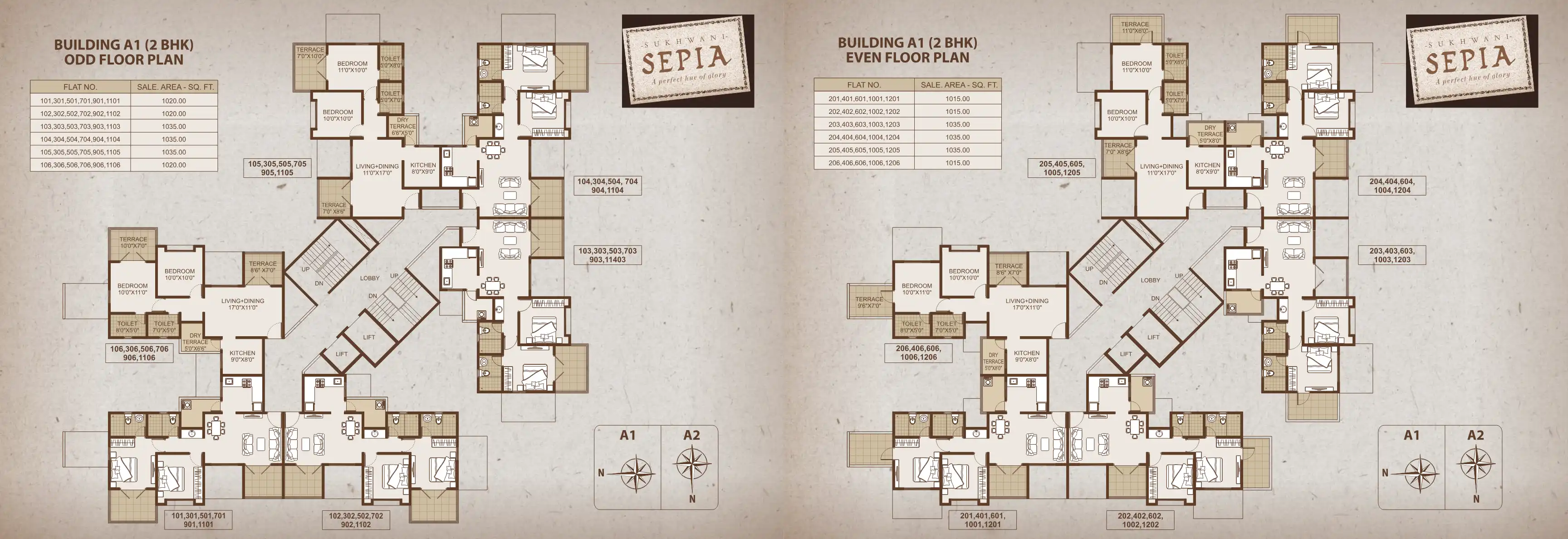 Sukhwani Sepia Floor Plans & Layout