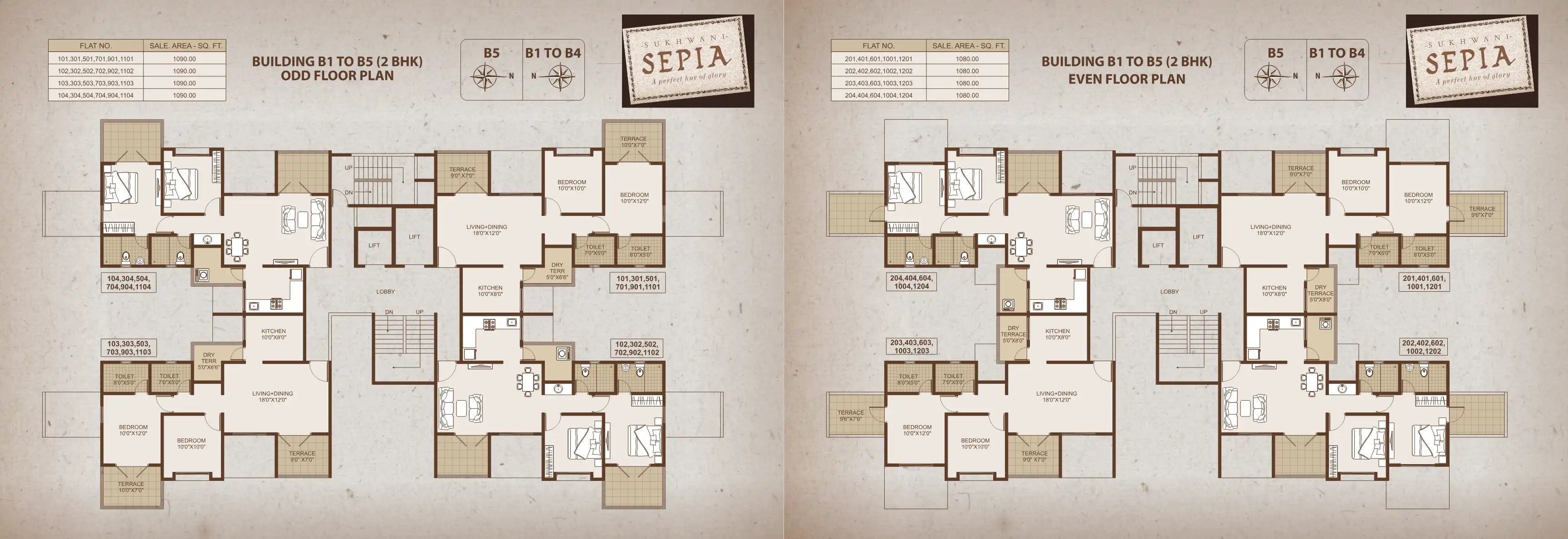 Sukhwani Sepia Floor Plans & Layout