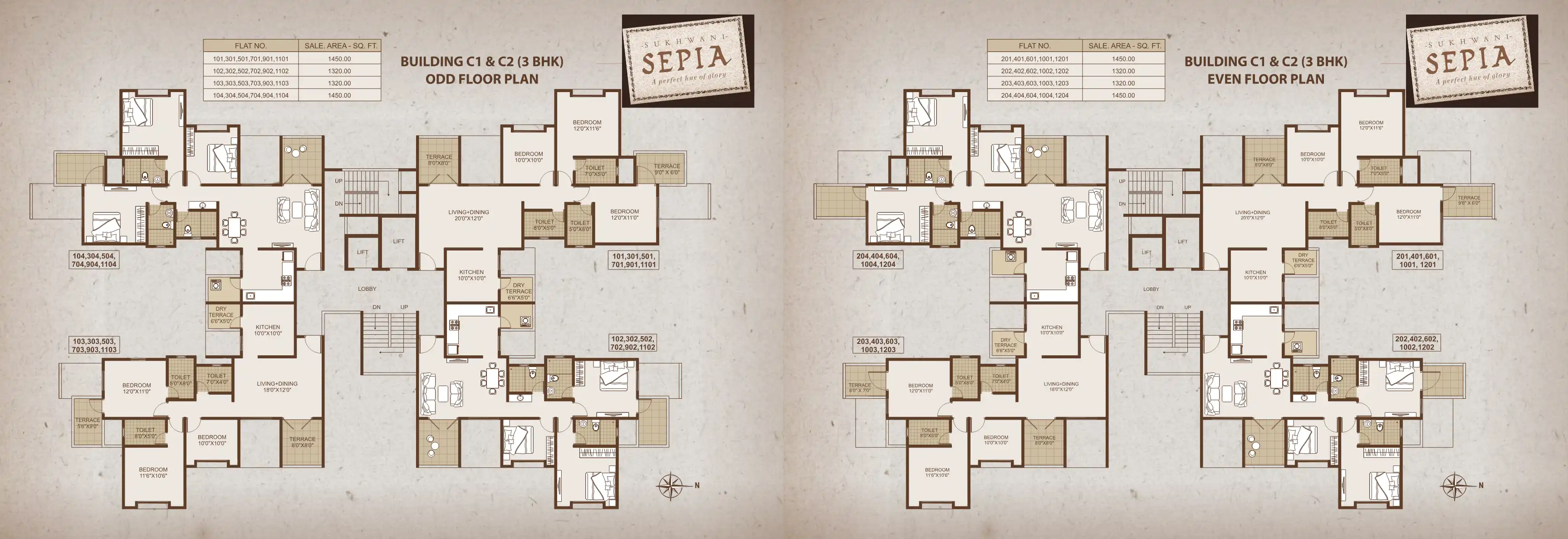 Sukhwani Sepia Floor Plans & Layout