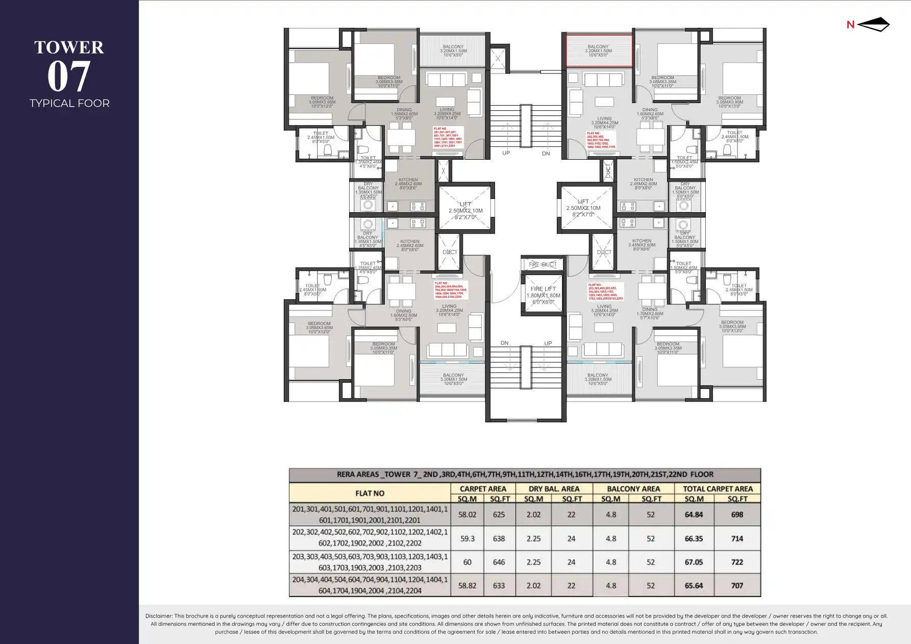 Satyam Niranjani Tower Floor Plans & Layout