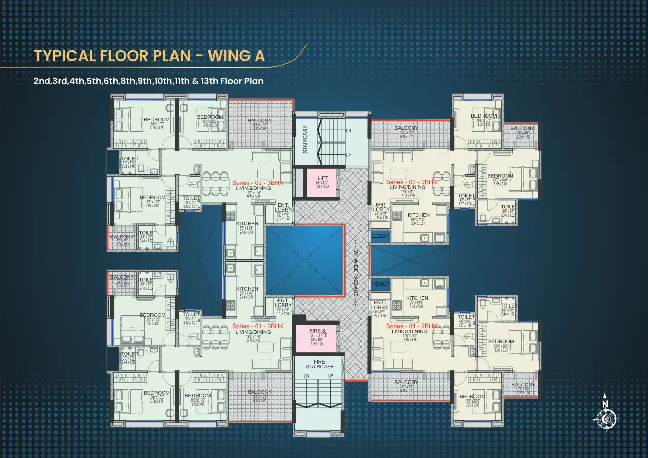 Millennium Paramount Floor Plans & Layout
