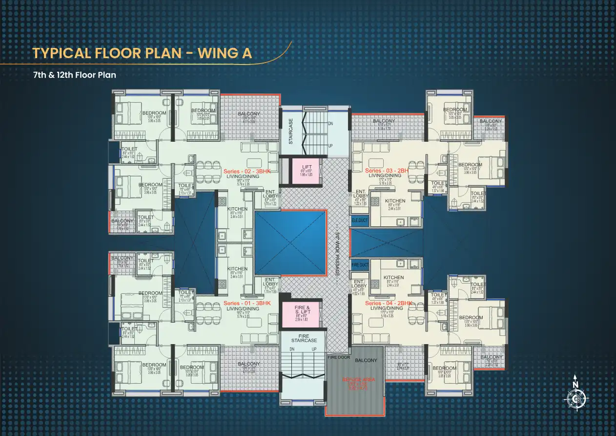 Millennium Paramount Floor Plans & Layout