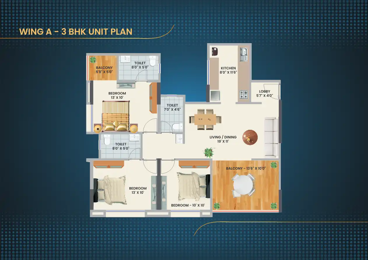 Millennium Paramount Floor Plans & Layout