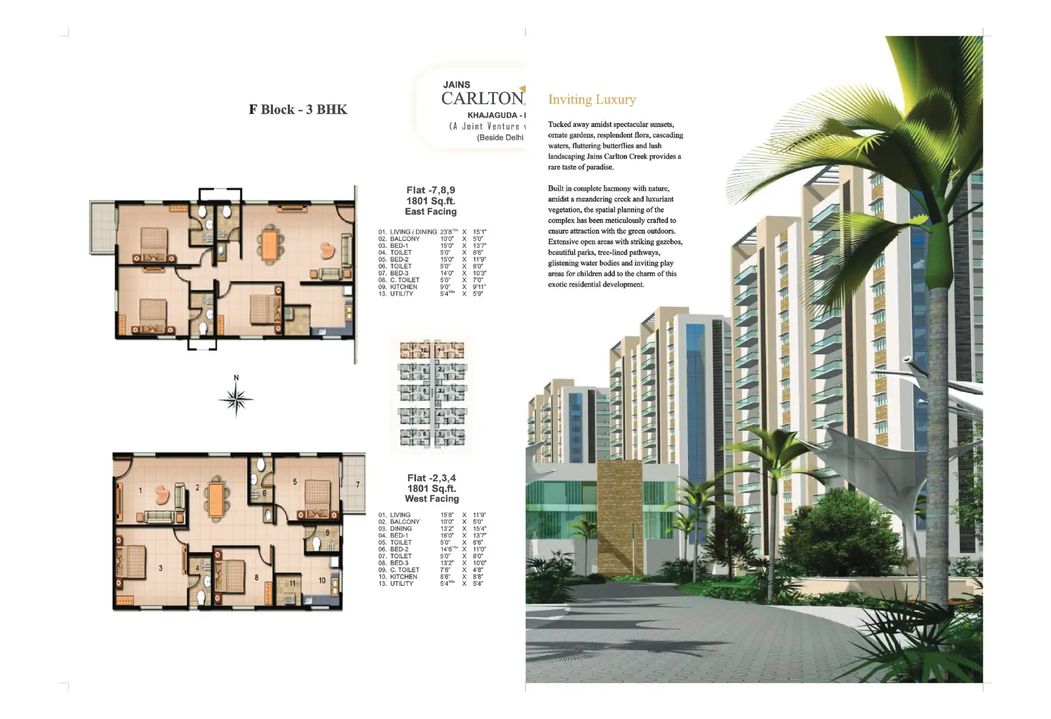Jains Carlton Creek Floor Plans & Layout