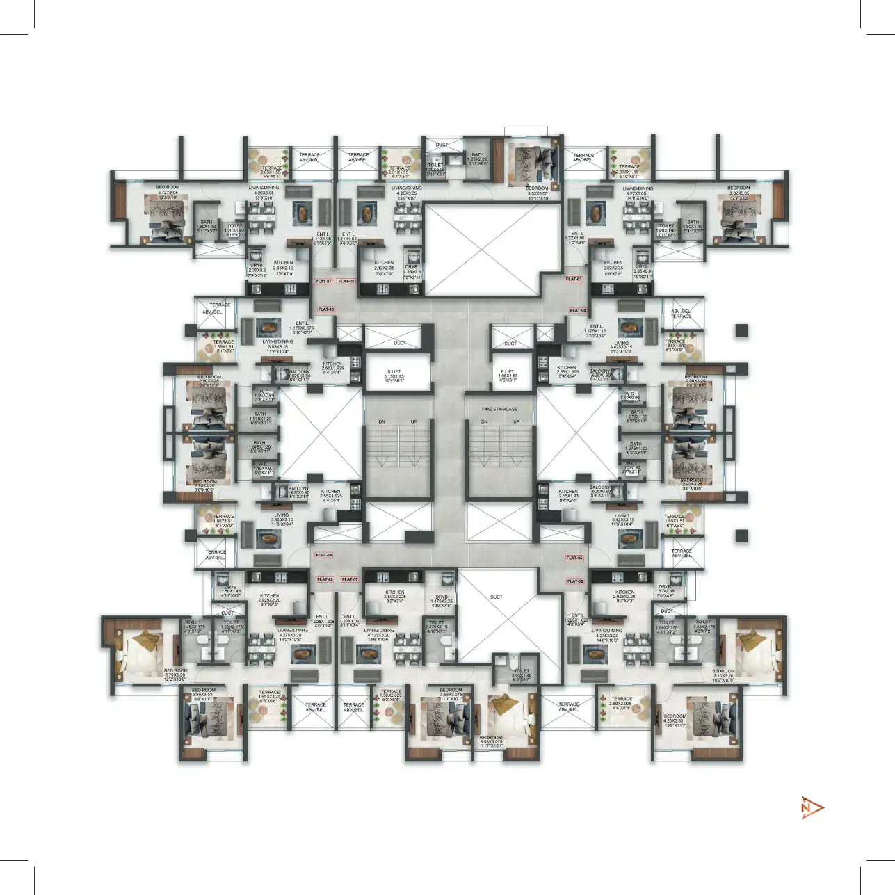 Riverain Classic Floor Plans & Layout