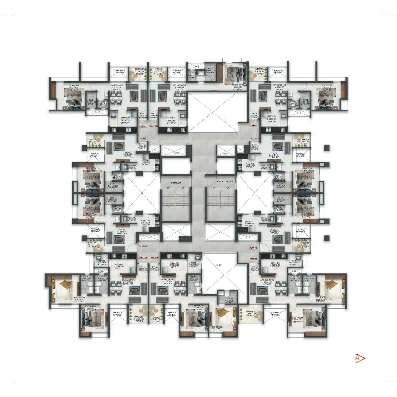 Riverain Classic Floor Plans & Layout