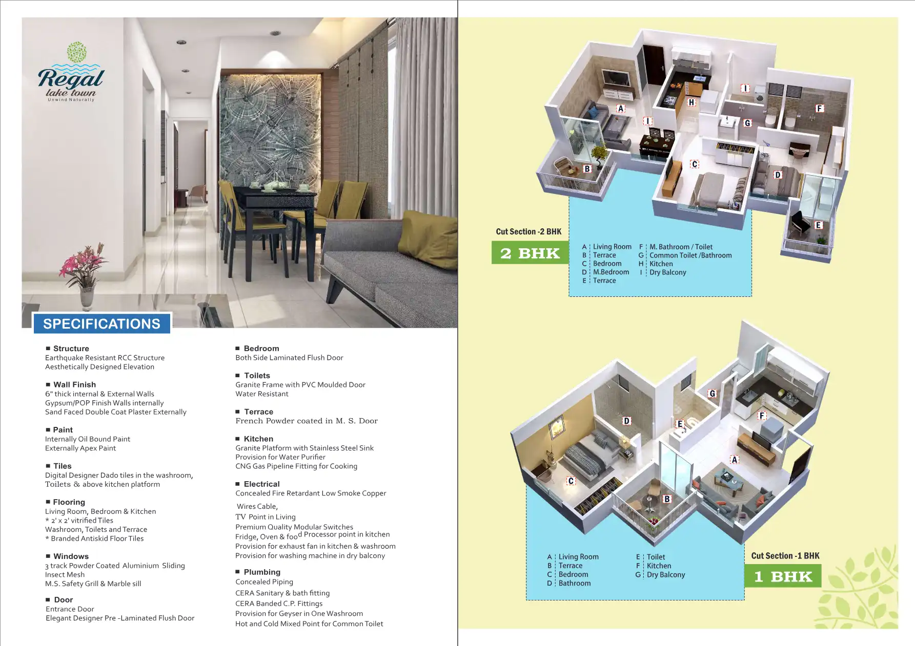 Regal Lake Town Floor Plans & Layout