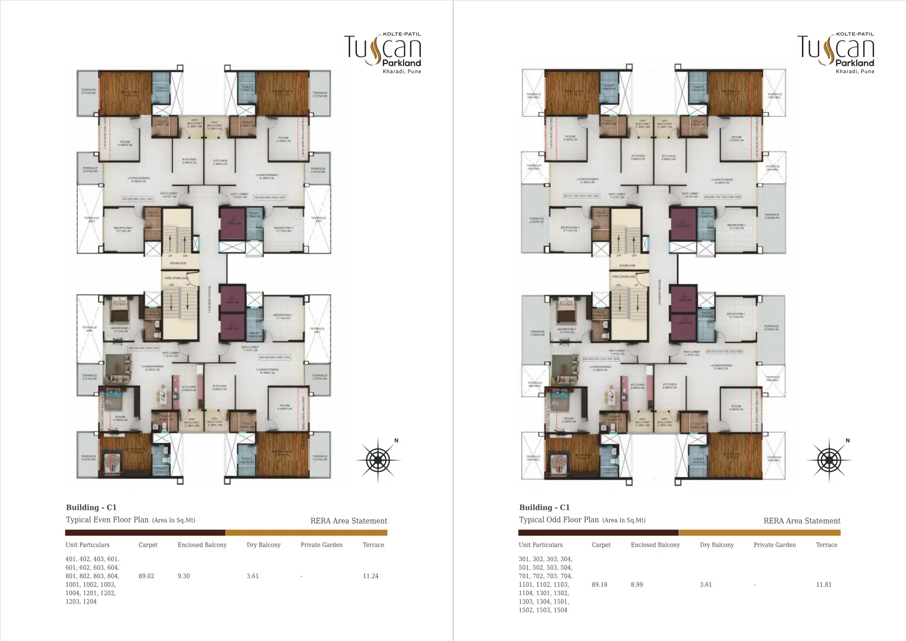 Tuscan Parkland Floor Plans & Layout
