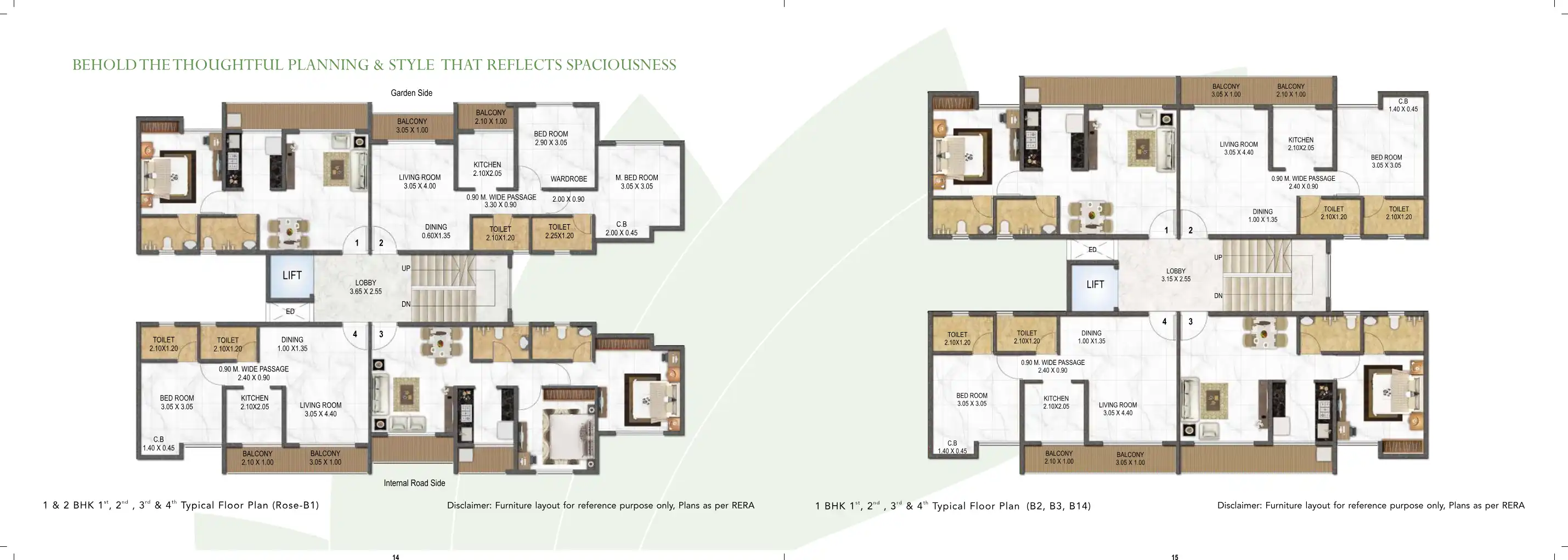 Rose Gardenia Floor Plans & Layout