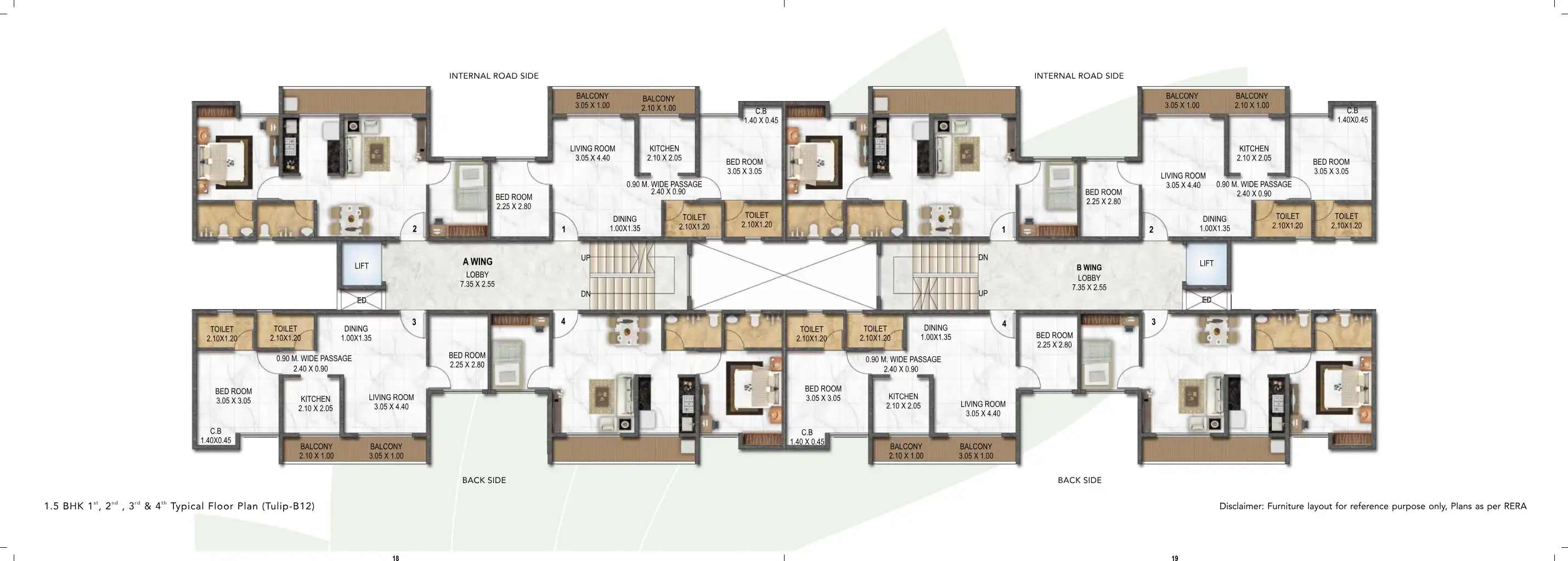 Rose Gardenia Floor Plans & Layout