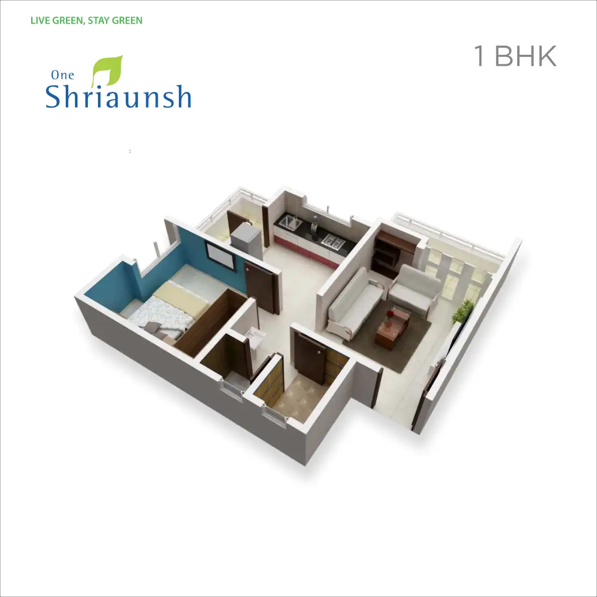 One Shriaunsh Floor Plans & Layout