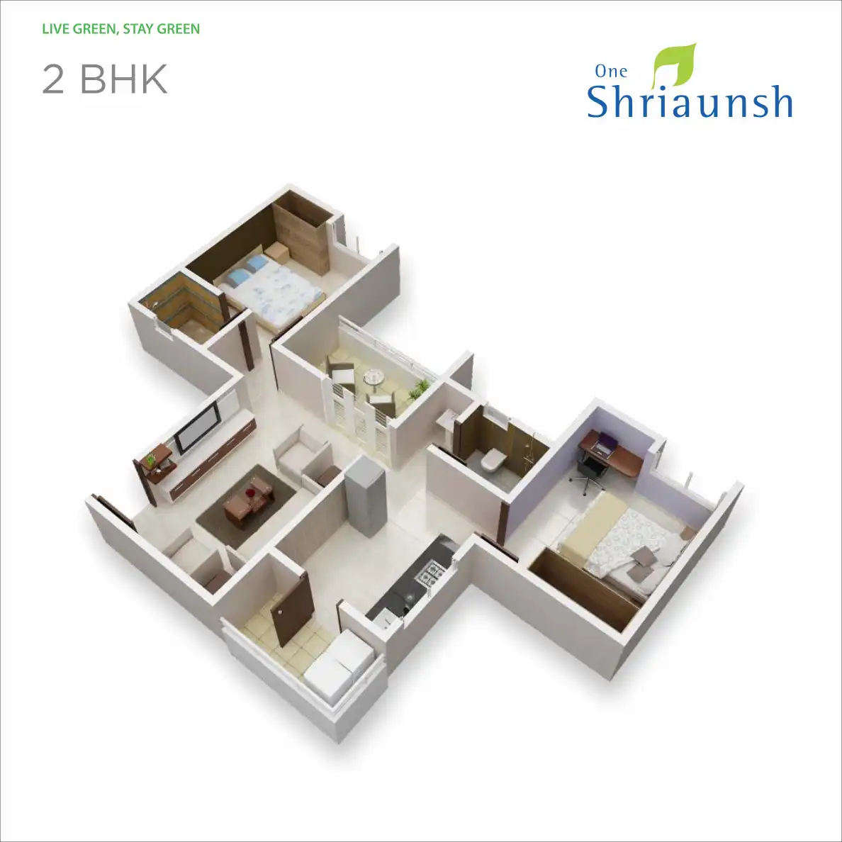 One Shriaunsh Floor Plans & Layout