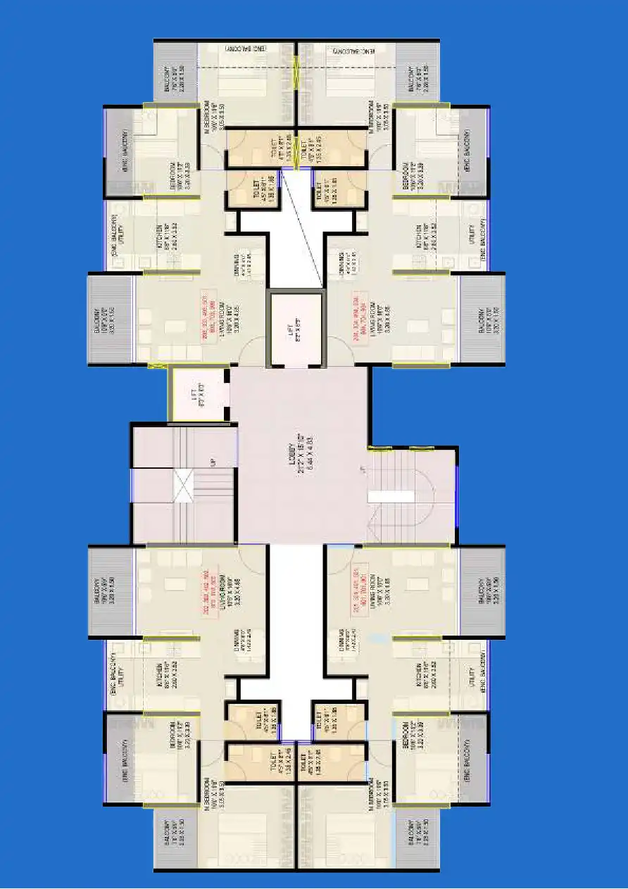 Pragati Vrundavan Floor Plans & Layout