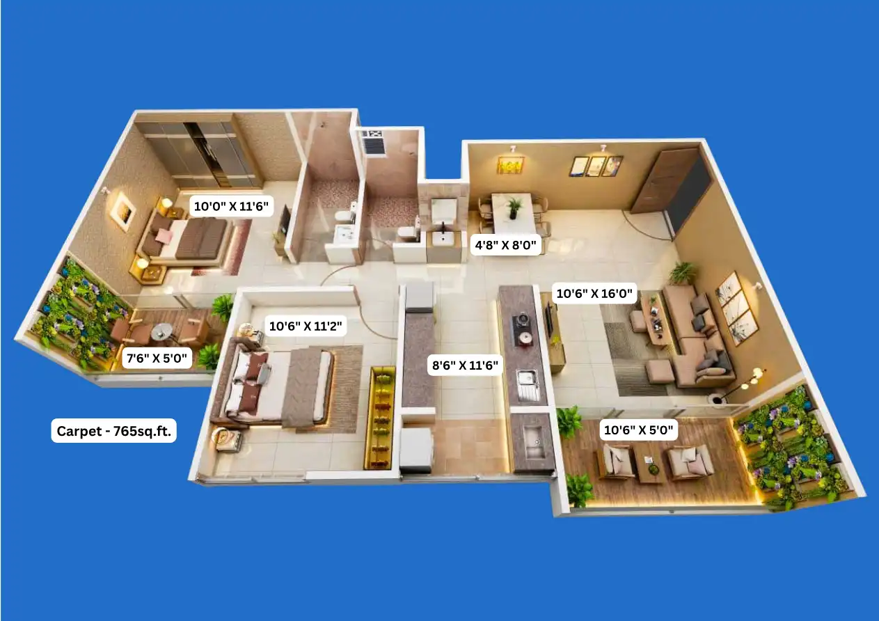 Pragati Vrundavan Floor Plans & Layout