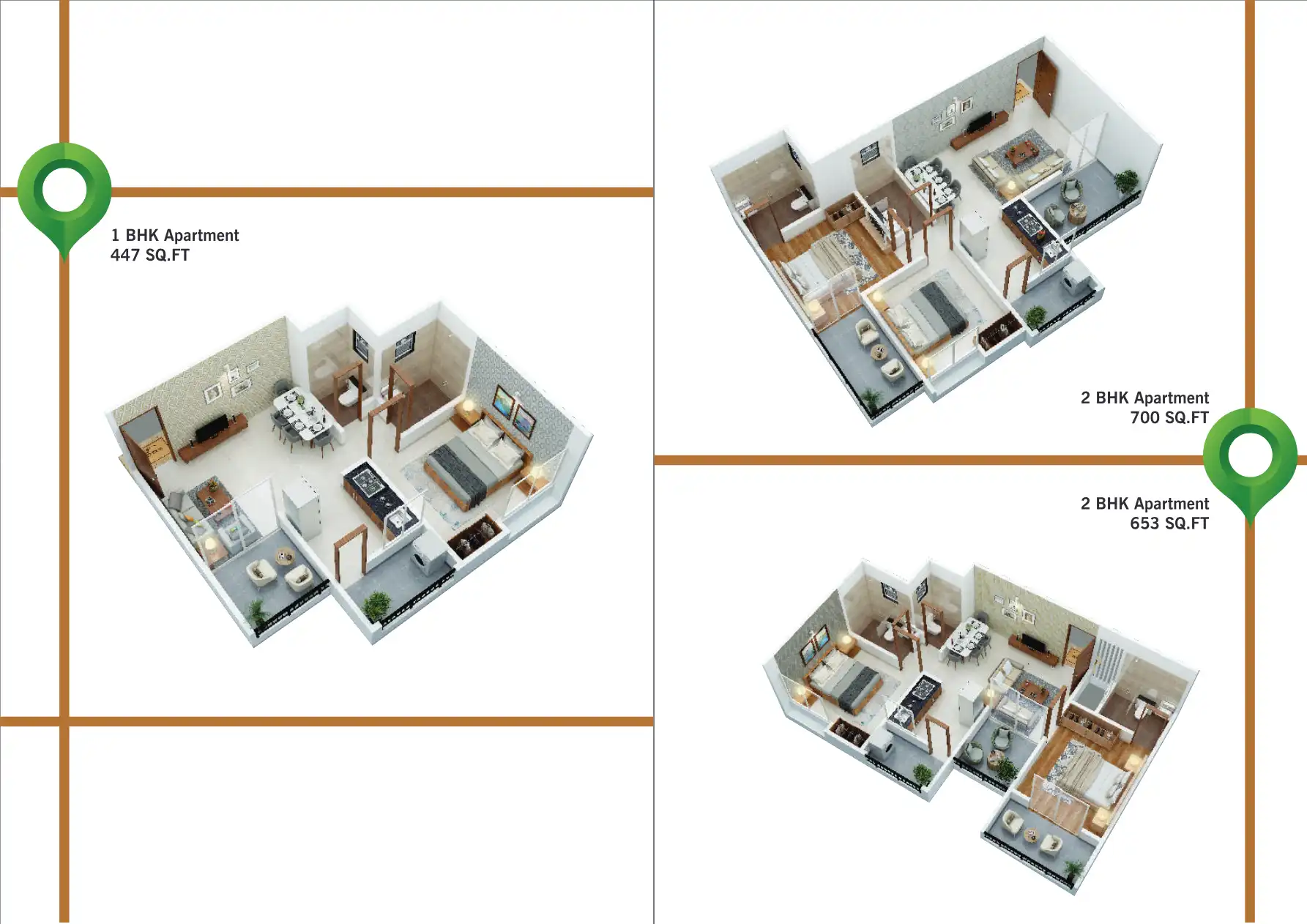 Kingston Greens Floor Plans & Layout