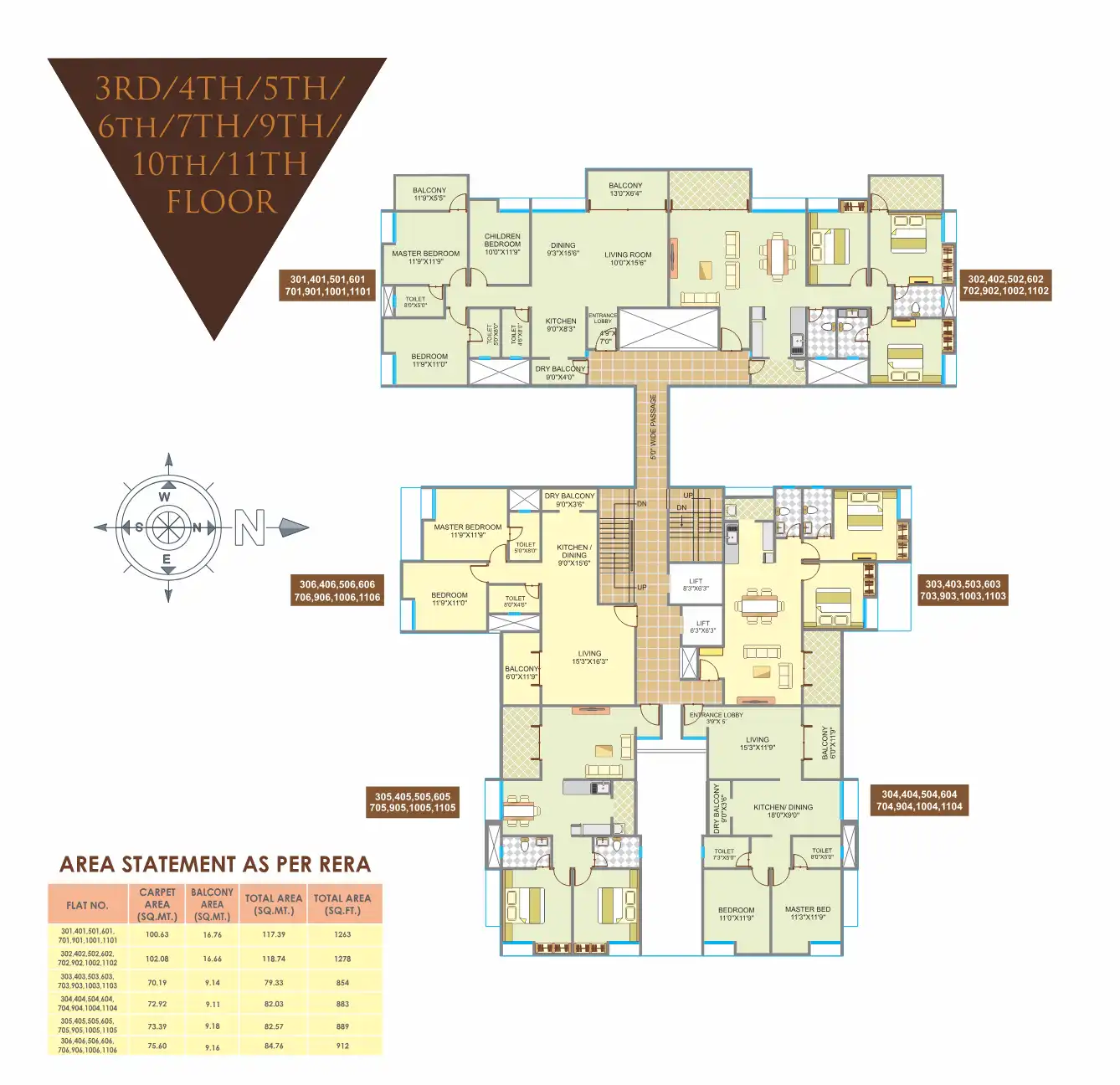 Windsor Tower Floor Plans & Layout