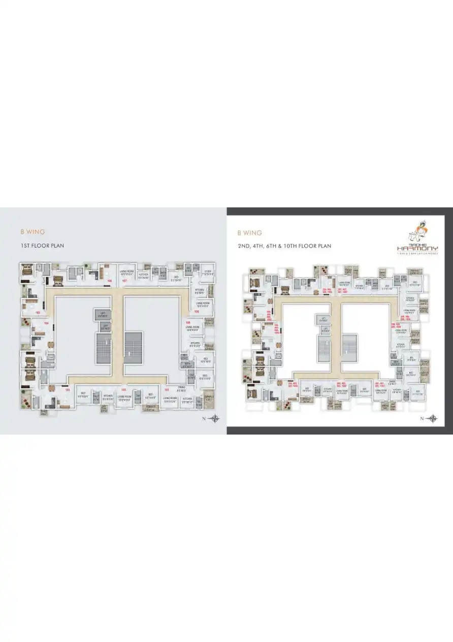 Radhe Harmony Floor Plans & Layout