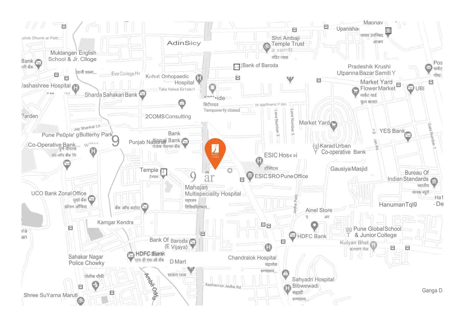 Ivory Towers Floor Plans & Layout