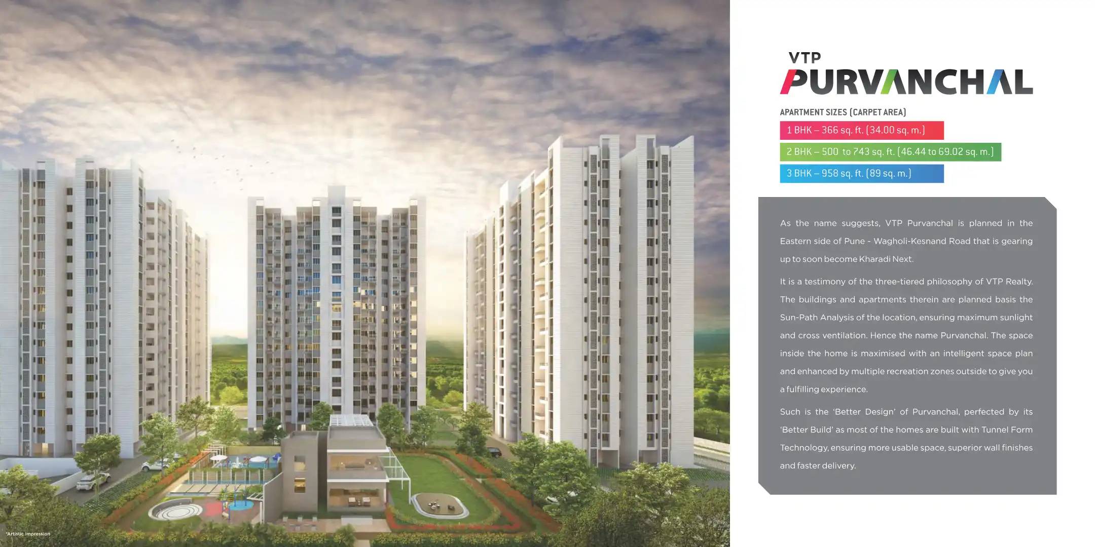 Purvanchal F Building Floor Plans & Layout