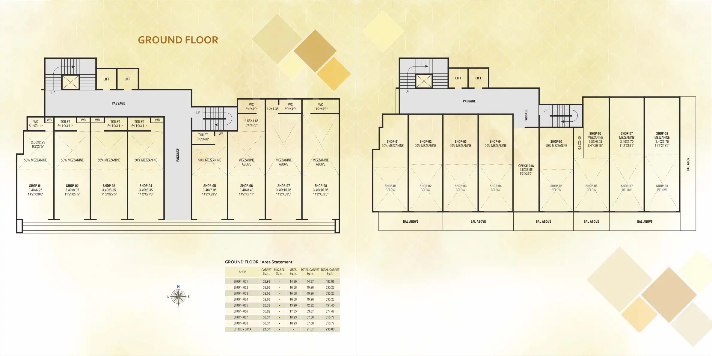 Time Square Floor Plans & Layout