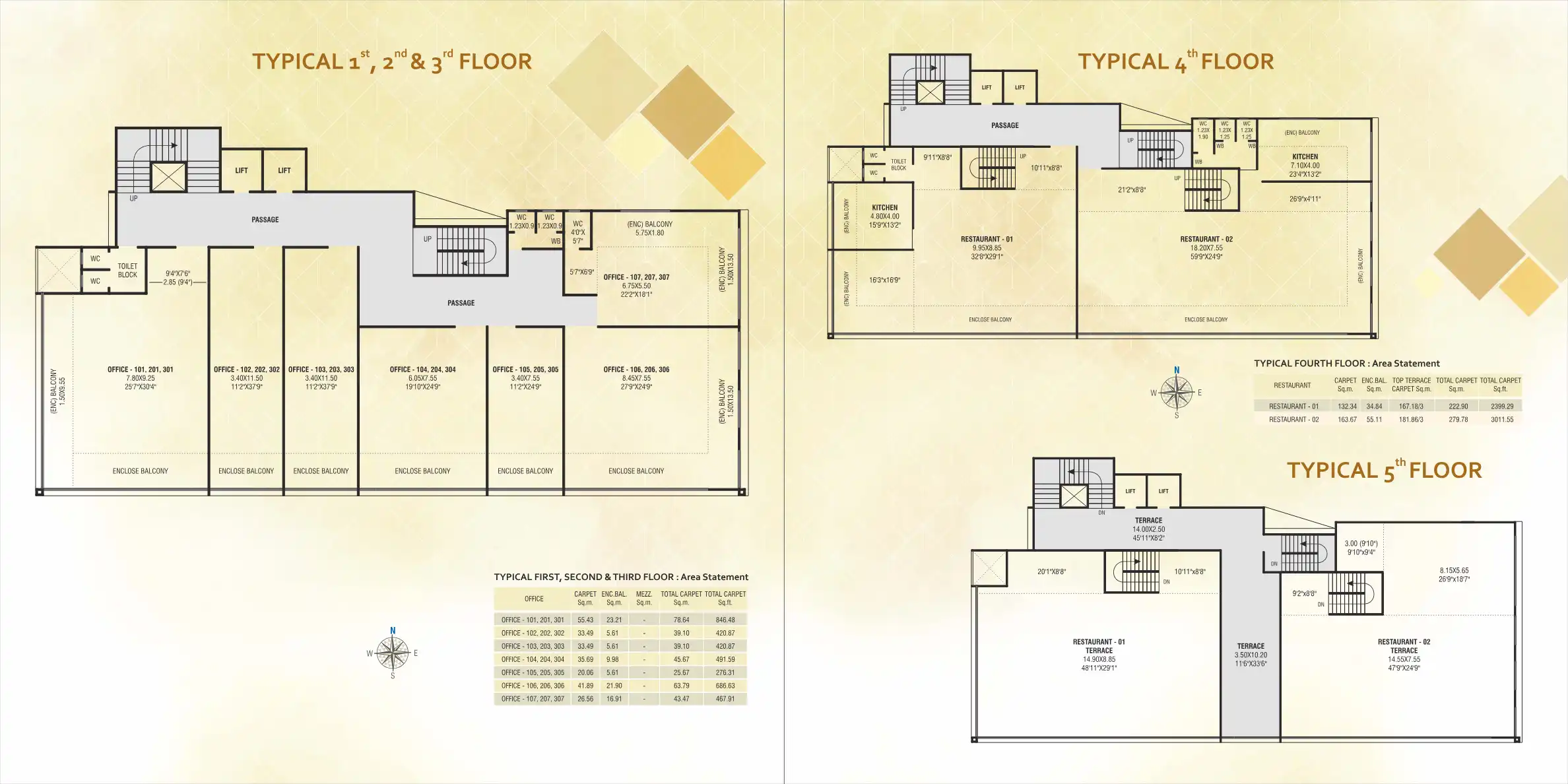 Time Square Floor Plans & Layout