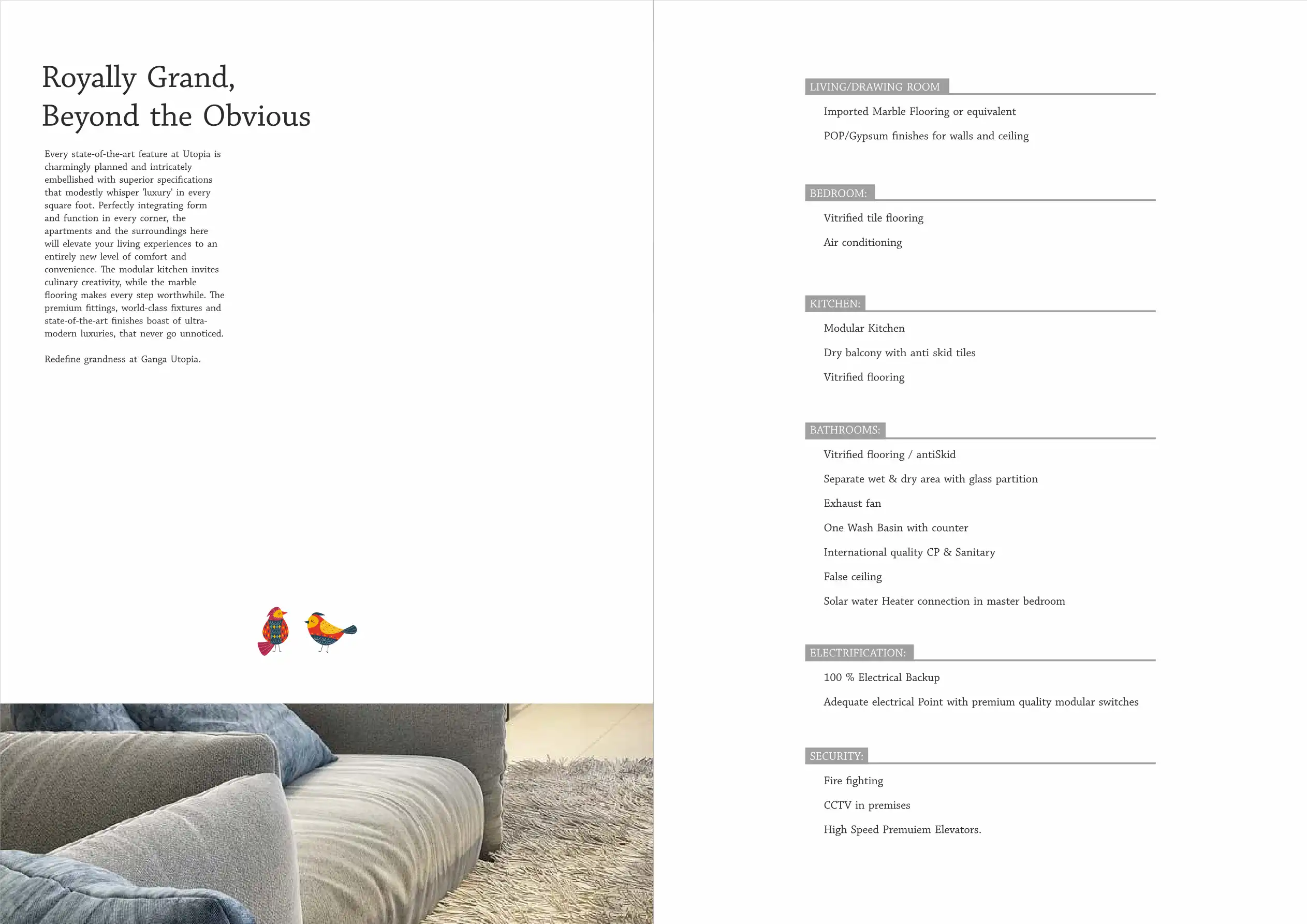 Ganga Utopia E Building Floor Plans & Layout