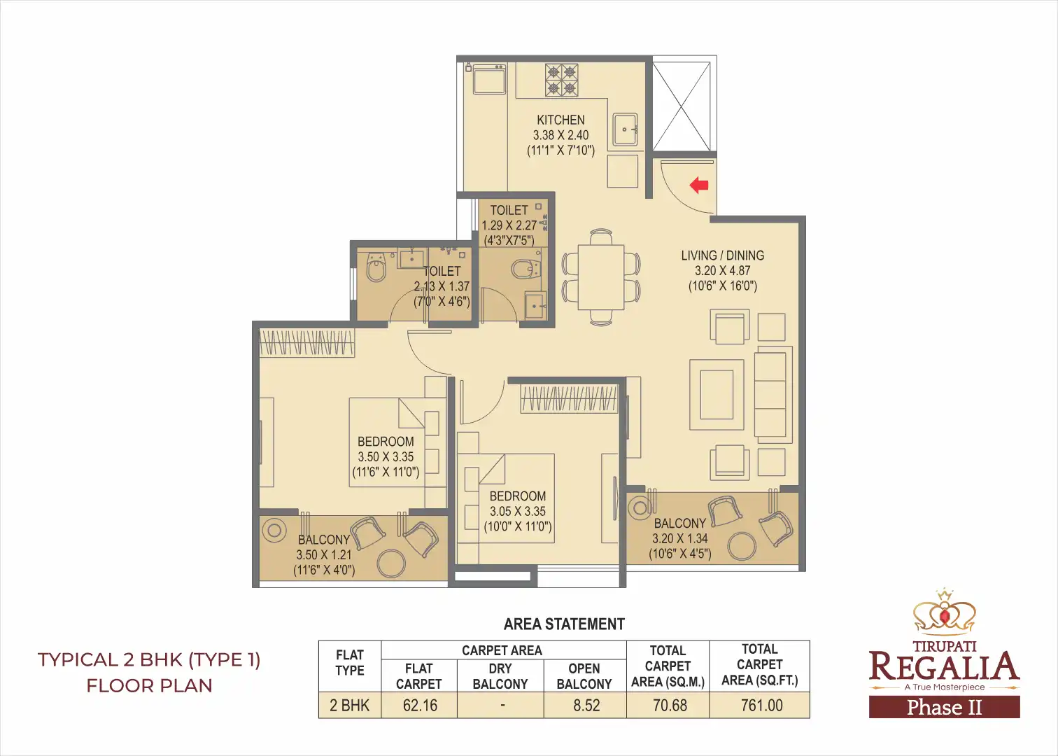 Tirupati Regalia Floor Plans & Layout