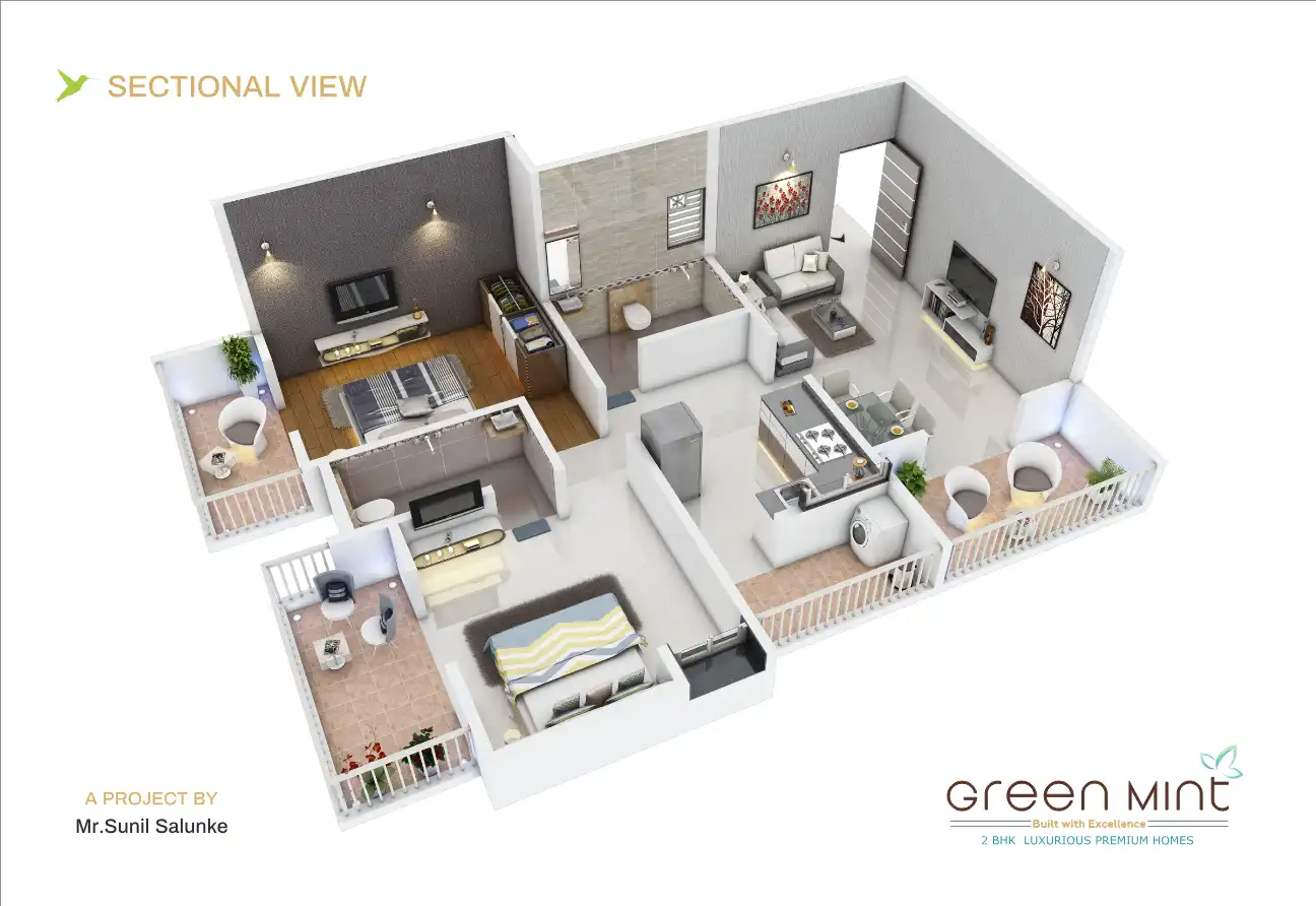 Green Mint Floor Plans & Layout