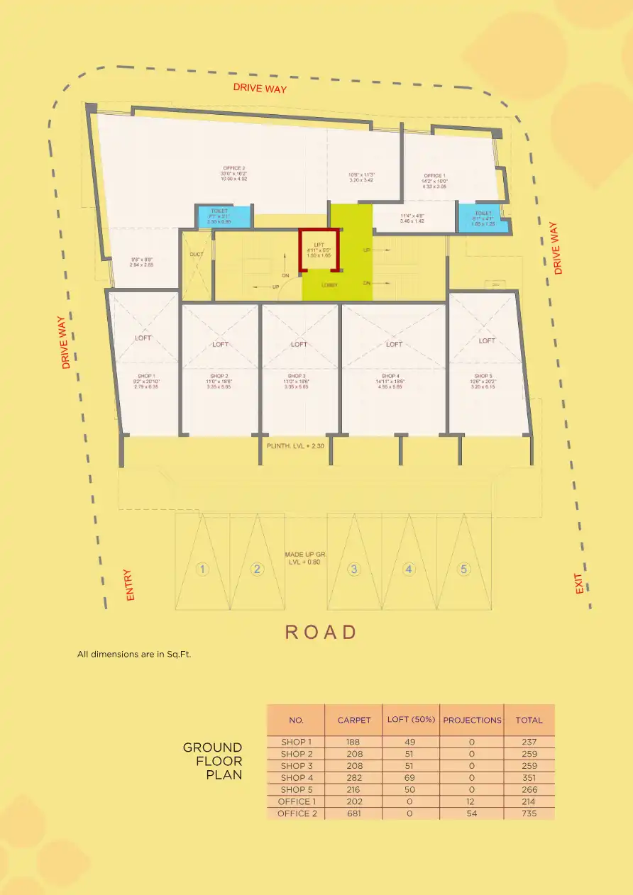 Shreekrupa Floor Plans & Layout