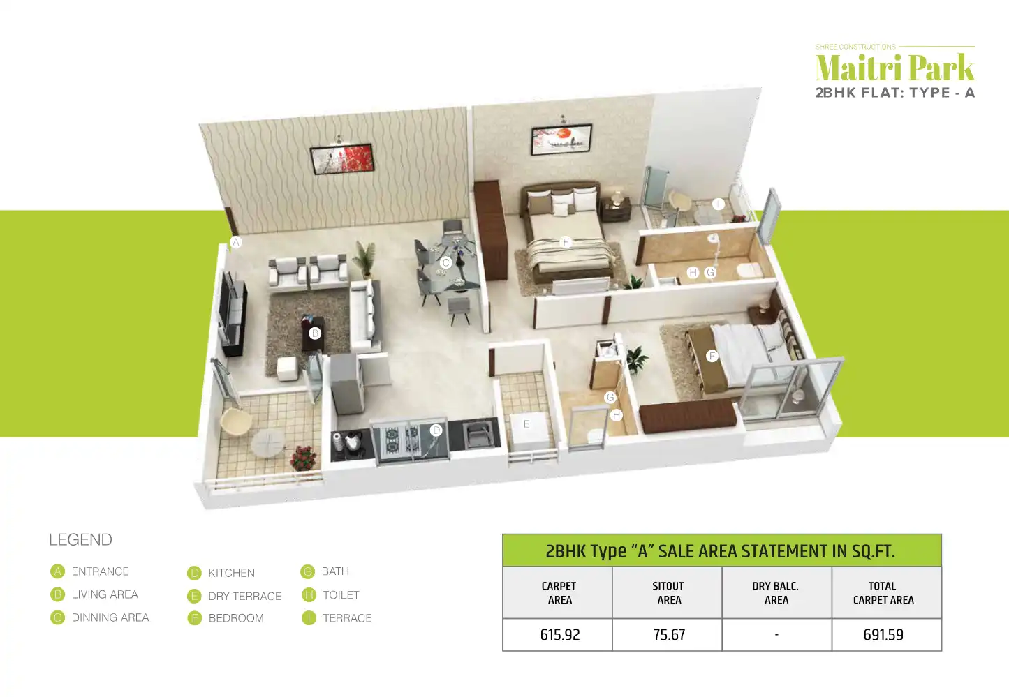 Maitri Park Floor Plans & Layout