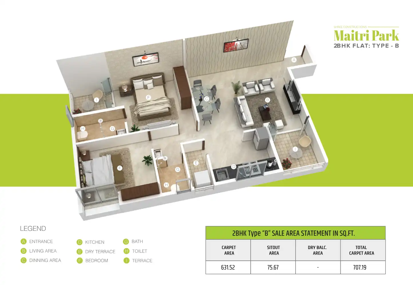 Maitri Park Floor Plans & Layout