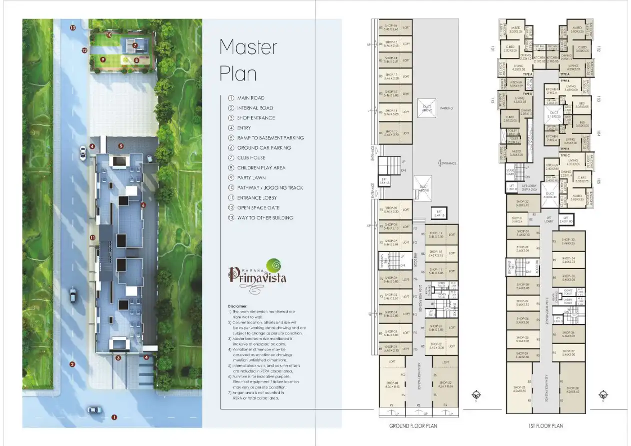 Ramana Primavista Floor Plans & Layout