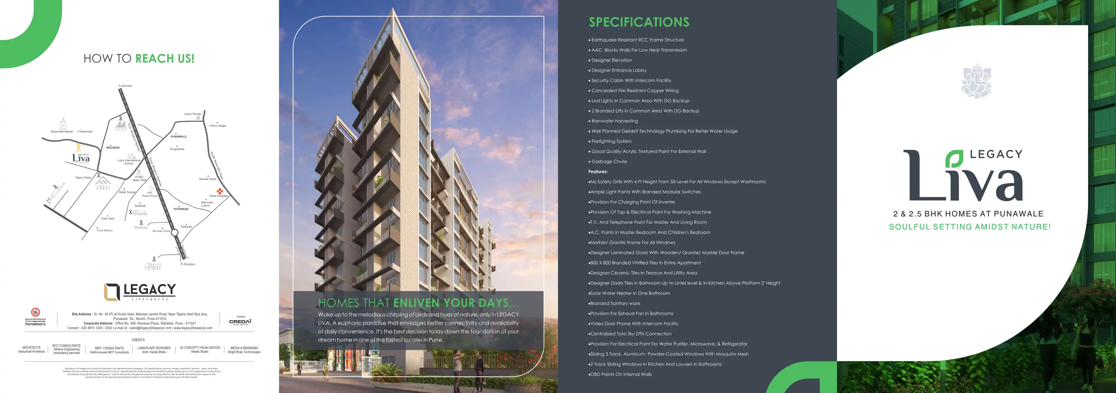 Legacy Liva Floor Plans & Layout