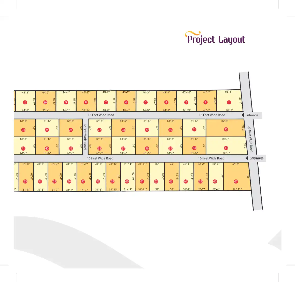 Wagholi Plotted Development Floor Plans & Layout