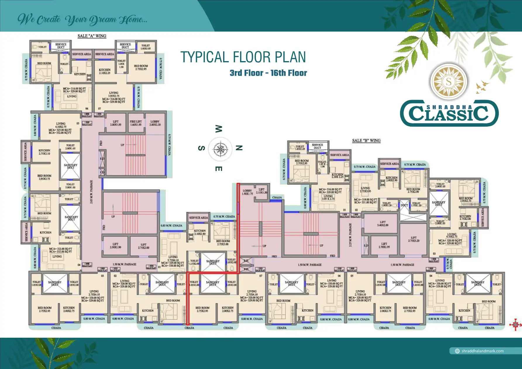 Shradha Apartment Floor Plans & Layout