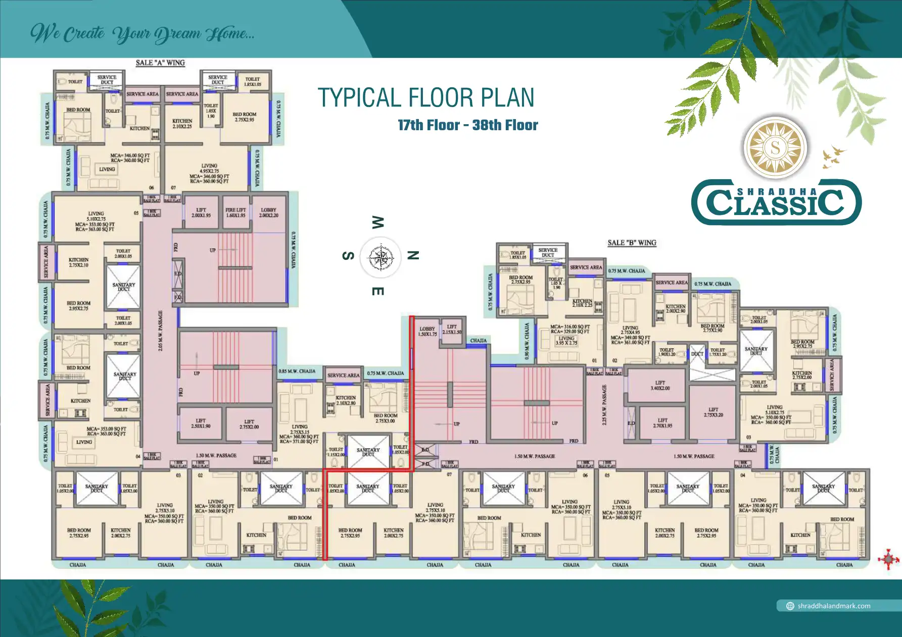 Shradha Apartment Floor Plans & Layout