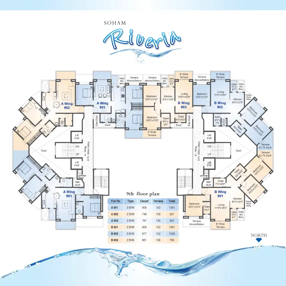Soham Riveria Floor Plans & Layout