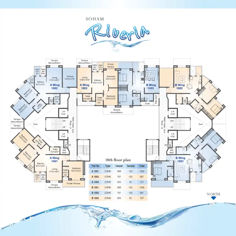 Soham Riveria Floor Plans & Layout