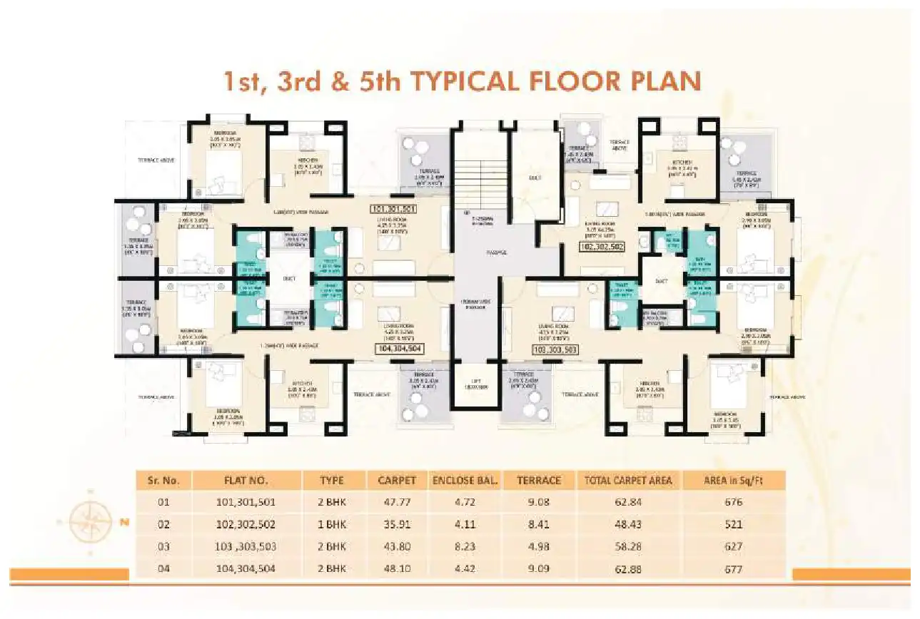 Shivansh Residency Floor Plans & Layout
