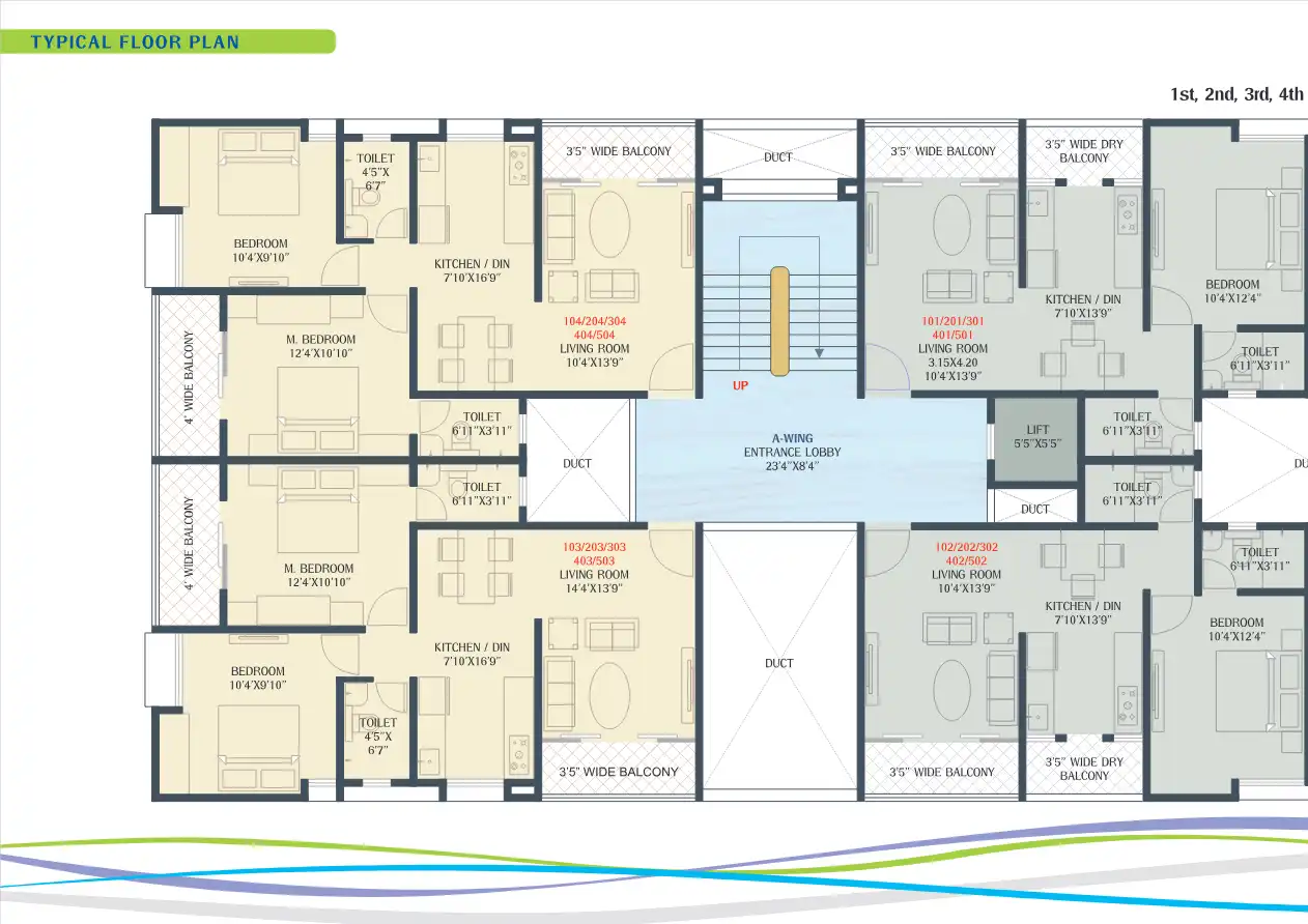 Percept Bounty 4 Floor Plans & Layout