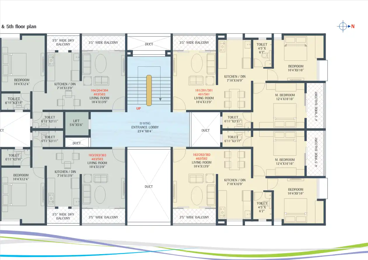 Percept Bounty 4 Floor Plans & Layout