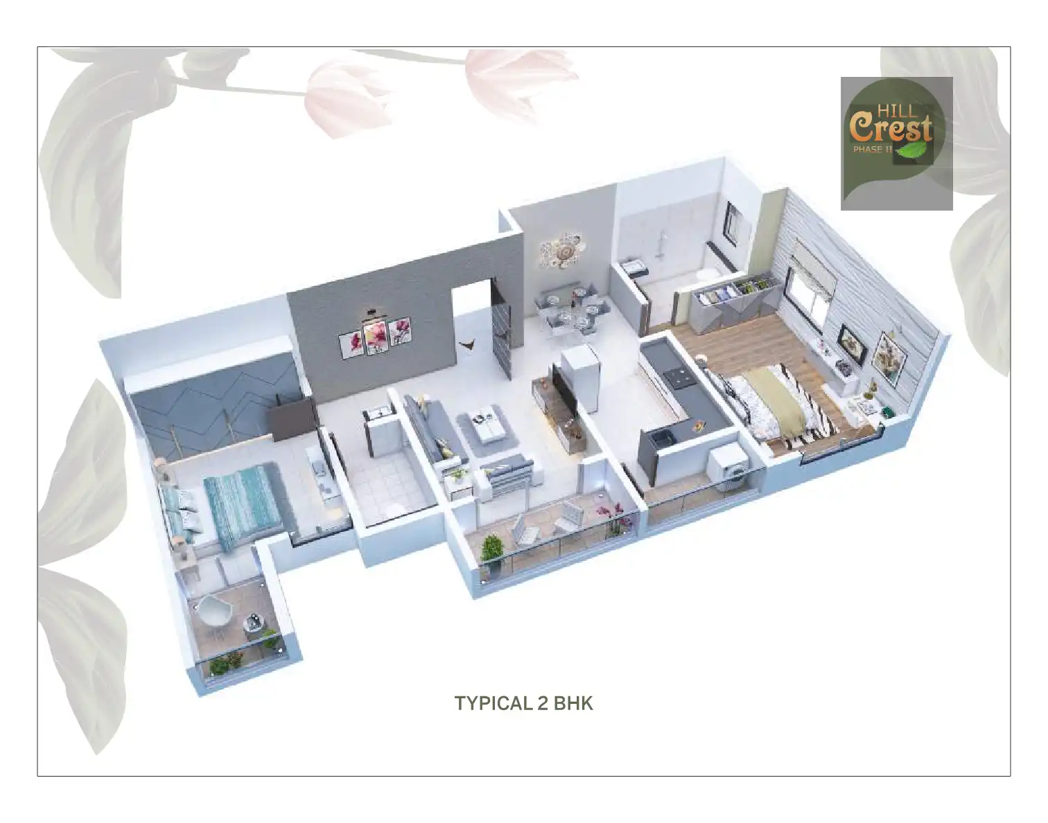 Hill Crest Floor Plans & Layout