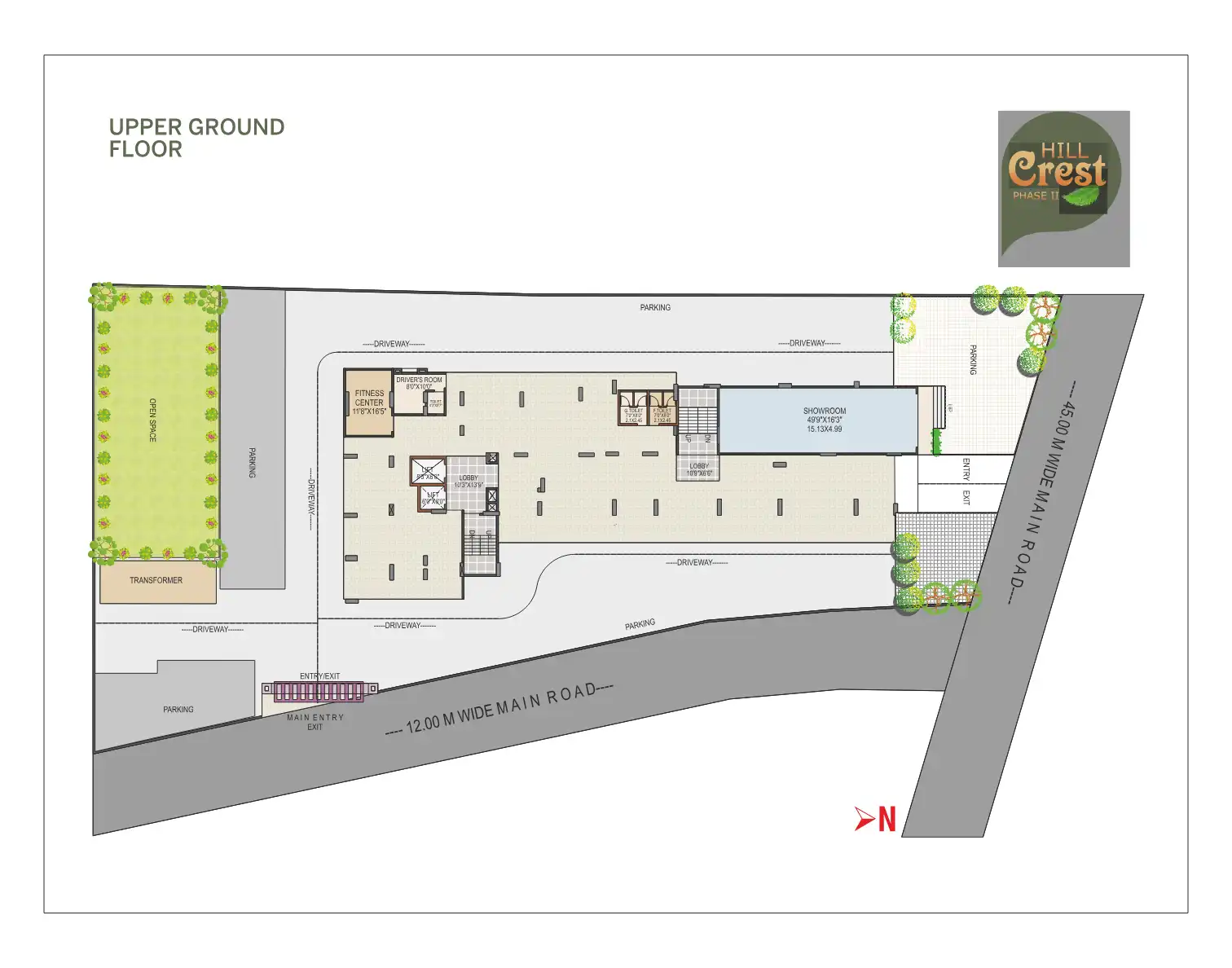 Hill Crest Floor Plans & Layout