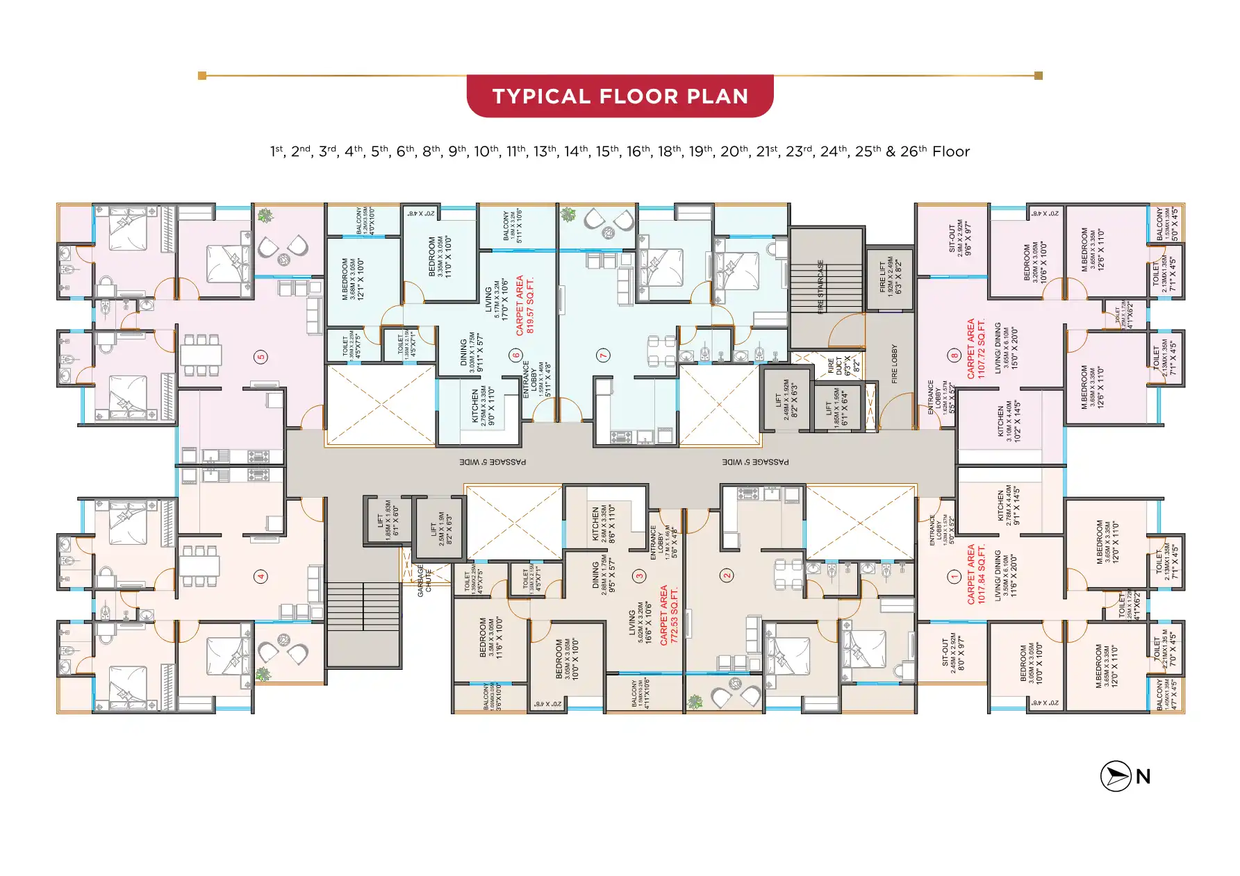 Shubharambh Corner Floor Plans & Layout