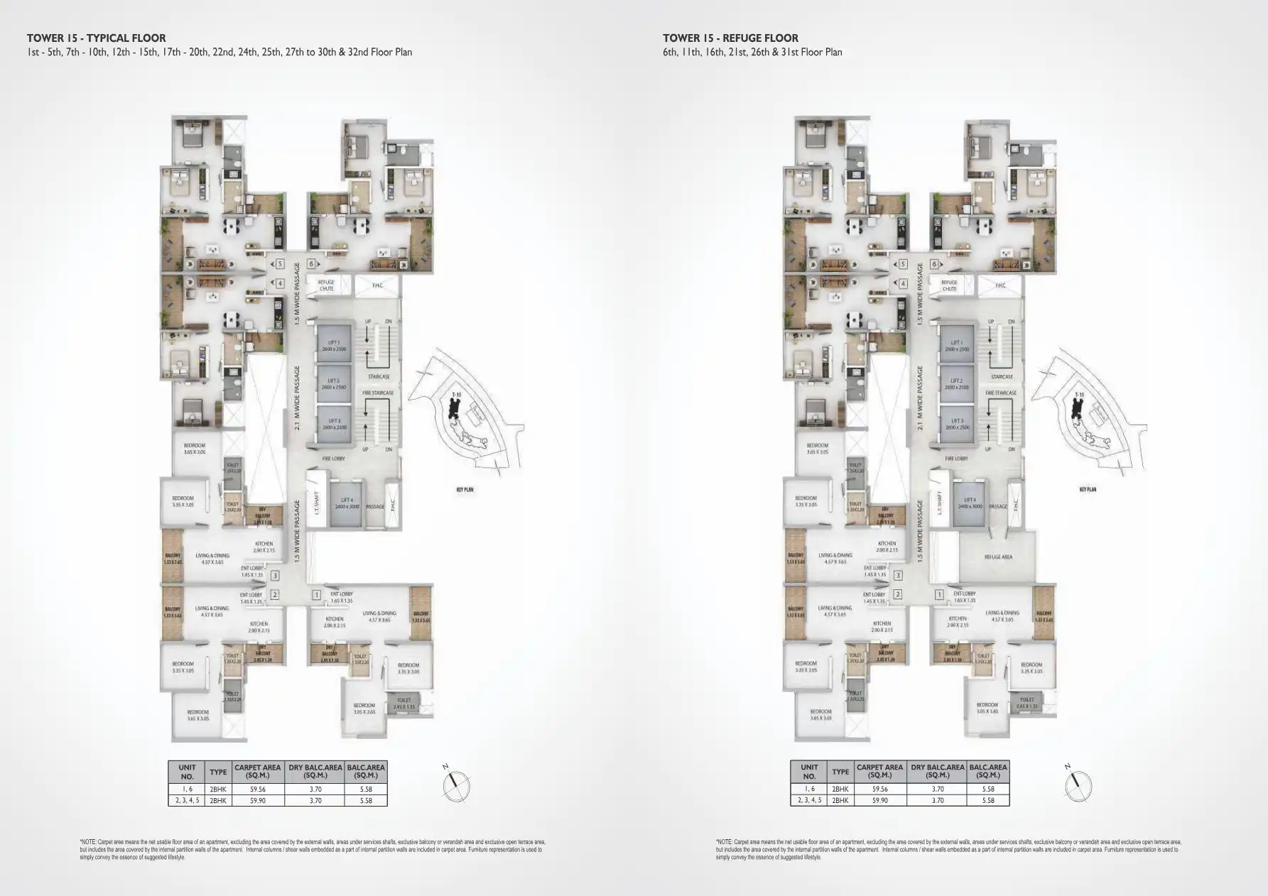 Barne Towers Floor Plans & Layout