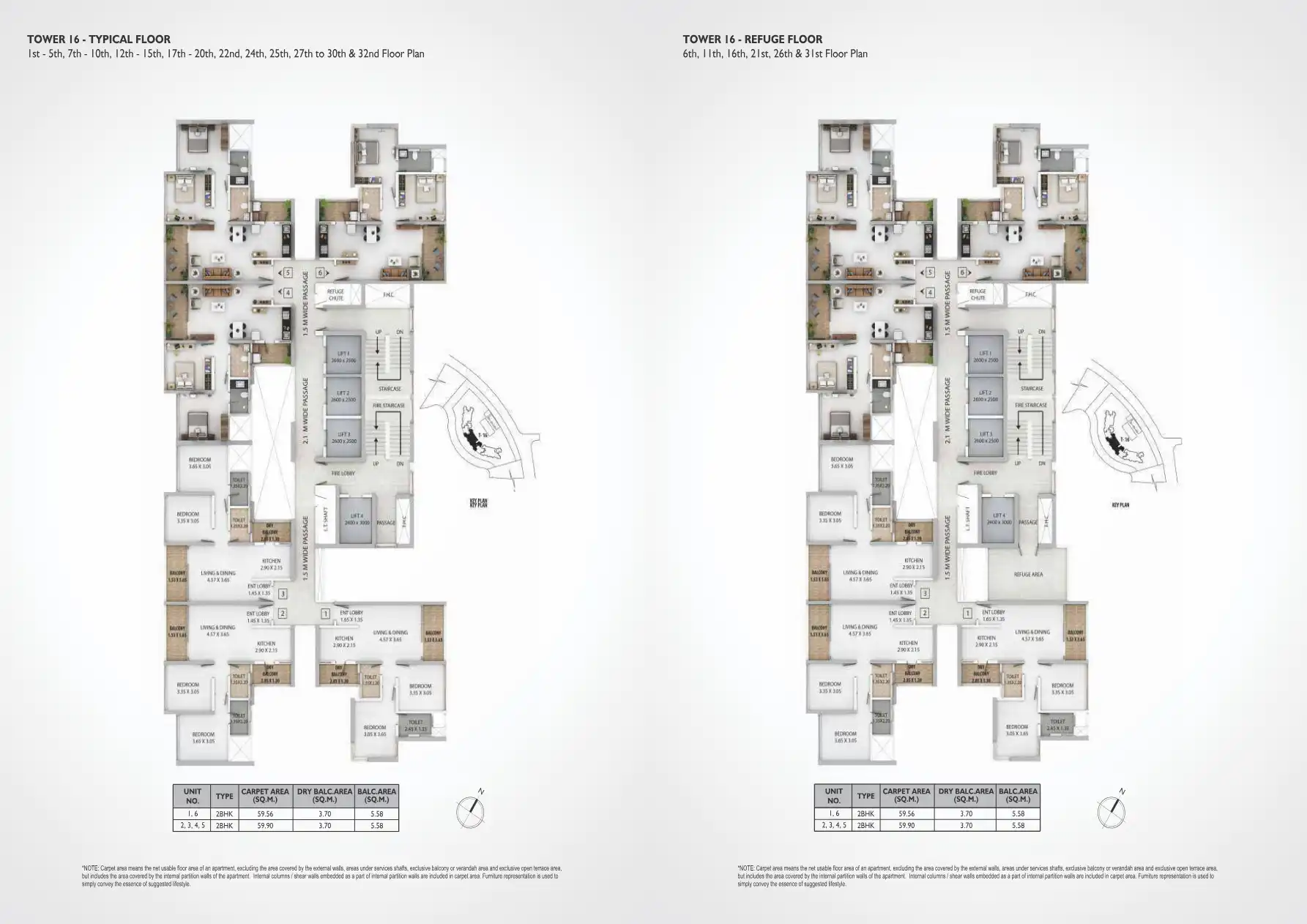 Barne Towers Floor Plans & Layout