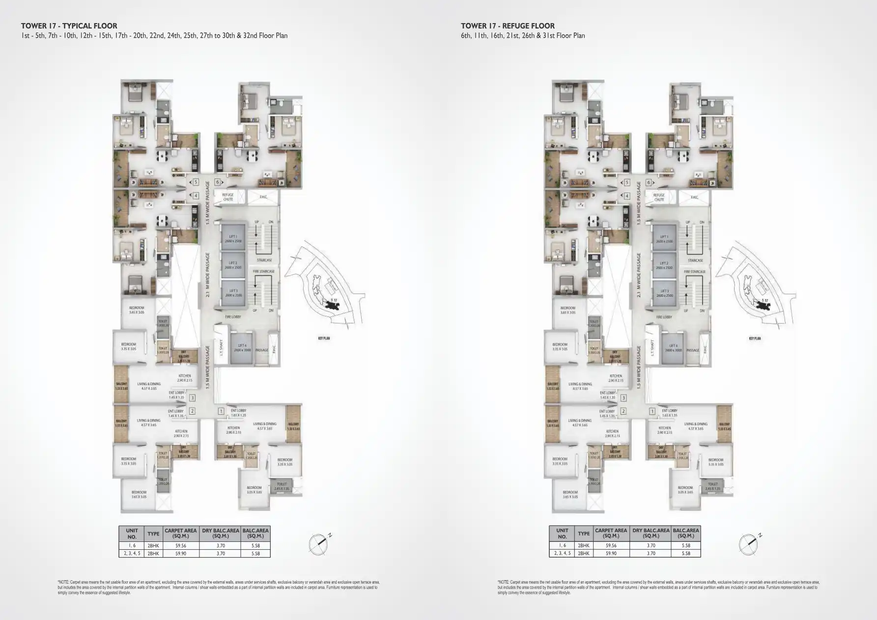 Barne Towers Floor Plans & Layout