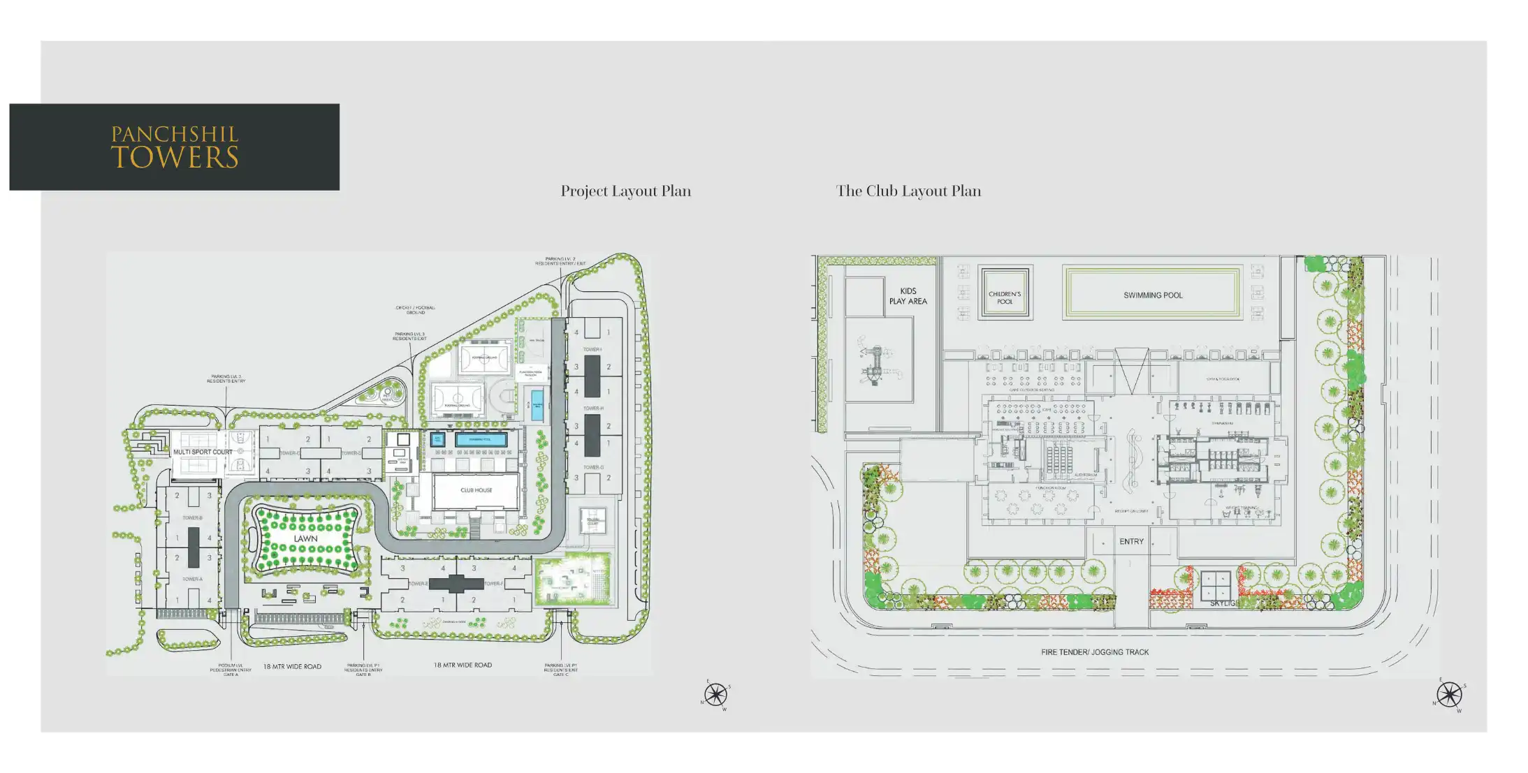 Panchashil Park Floor Plans & Layout