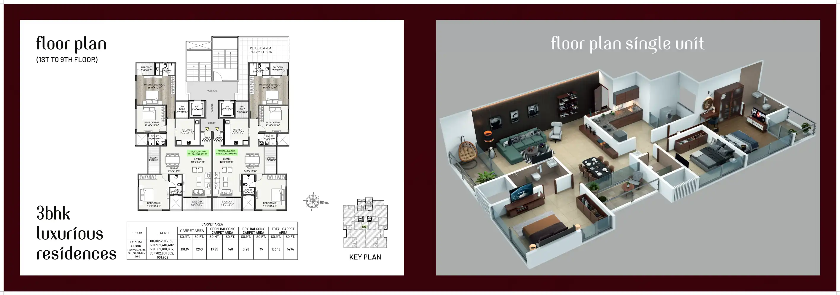 Sukhwani Euphoria Floor Plans & Layout