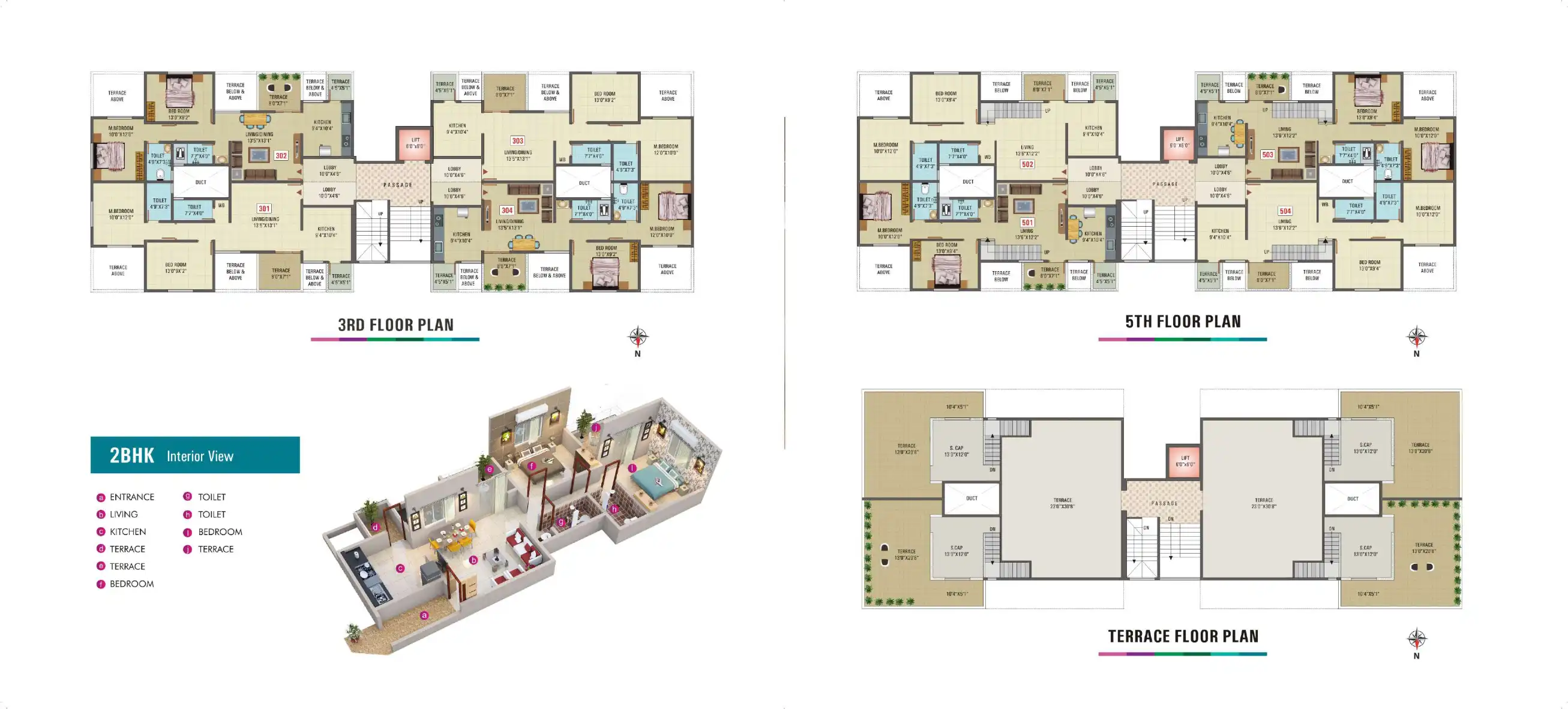 B Wing And Paradise Homes C Wing Floor Plans & Layout